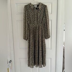 Floral Collared Dress